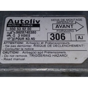 Recambio de centralita airbag para citroën xsara berlina 1.6 16v tonic referencia OEM IAM 9628740380 550539200 