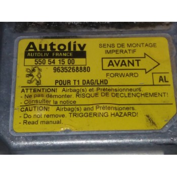 Recambio de centralita airbag para peugeot 206 berlina xs referencia OEM IAM 9635268880 550541500 