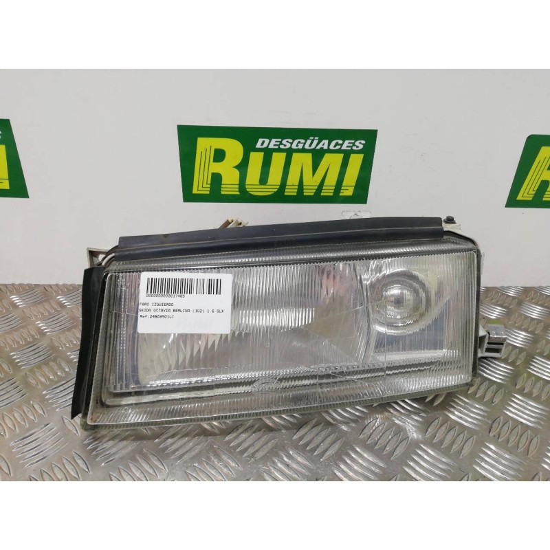 Recambio de faro izquierdo para skoda octavia berlina (1u2) 1.6 glx referencia OEM IAM 24608501LI HELLA 