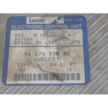 Recambio de centralita motor uce para peugeot 406 berlina (s1/s2) stdt referencia OEM IAM 9627453880 80708A 