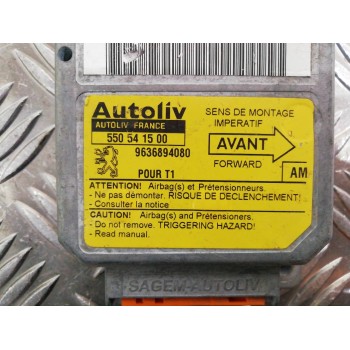 Recambio de centralita airbag para peugeot 206 berlina x-line refri referencia OEM IAM 9636894080 550541500 