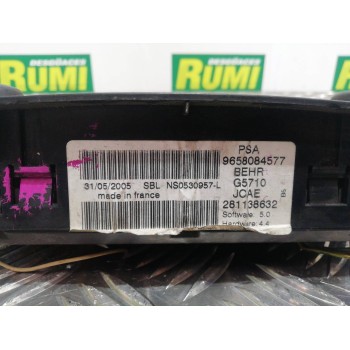 Recambio de mando climatizador para citroën c4 berlina collection referencia OEM IAM 9658084577 281138632 