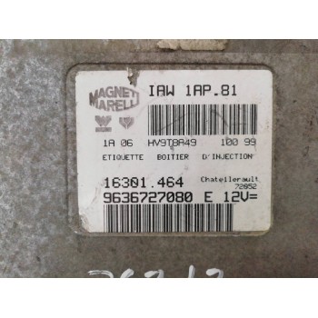 Recambio de centralita motor uce para peugeot 206 berlina x-line refri referencia OEM IAM 9636727080 16301464 