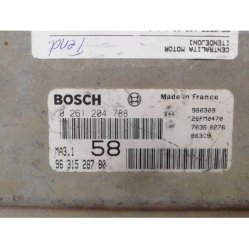 Recambio de centralita motor uce para peugeot 106 (s2) kid referencia OEM IAM 9631528780 0261204788 