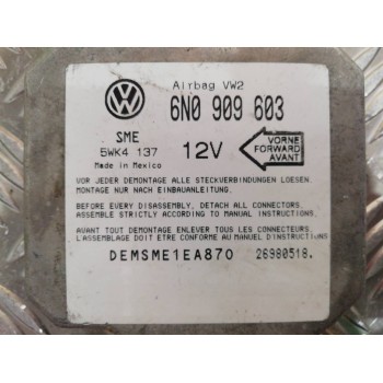 Recambio de centralita airbag para seat toledo (1l) magnus referencia OEM IAM 6N0909603 5WK4137 