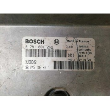 Recambio de centralita motor uce para peugeot 406 berlina (s1/s2) srdt referencia OEM IAM 9624519580 0281001262 