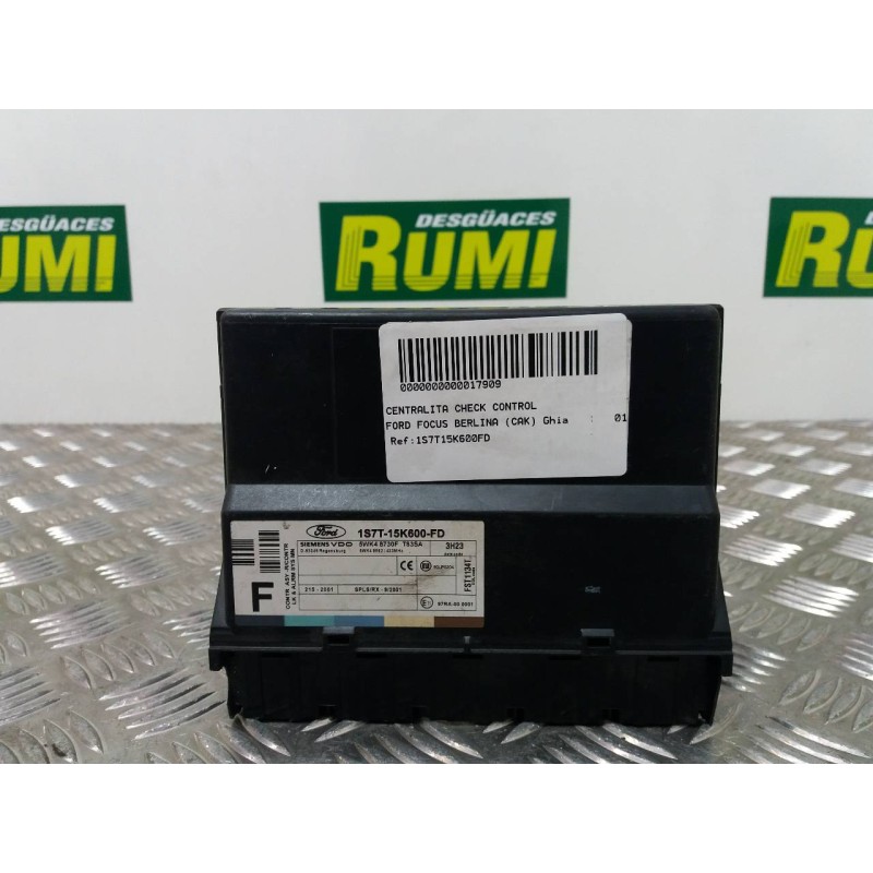 Recambio de centralita check control para ford focus berlina (cak) ghia referencia OEM IAM 1S7T15K600FD 5WK48730FT83SA FST1134T