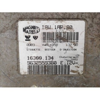 Recambio de centralita motor uce para peugeot 206 berlina x-line refri referencia OEM IAM 9632559380 16300134 