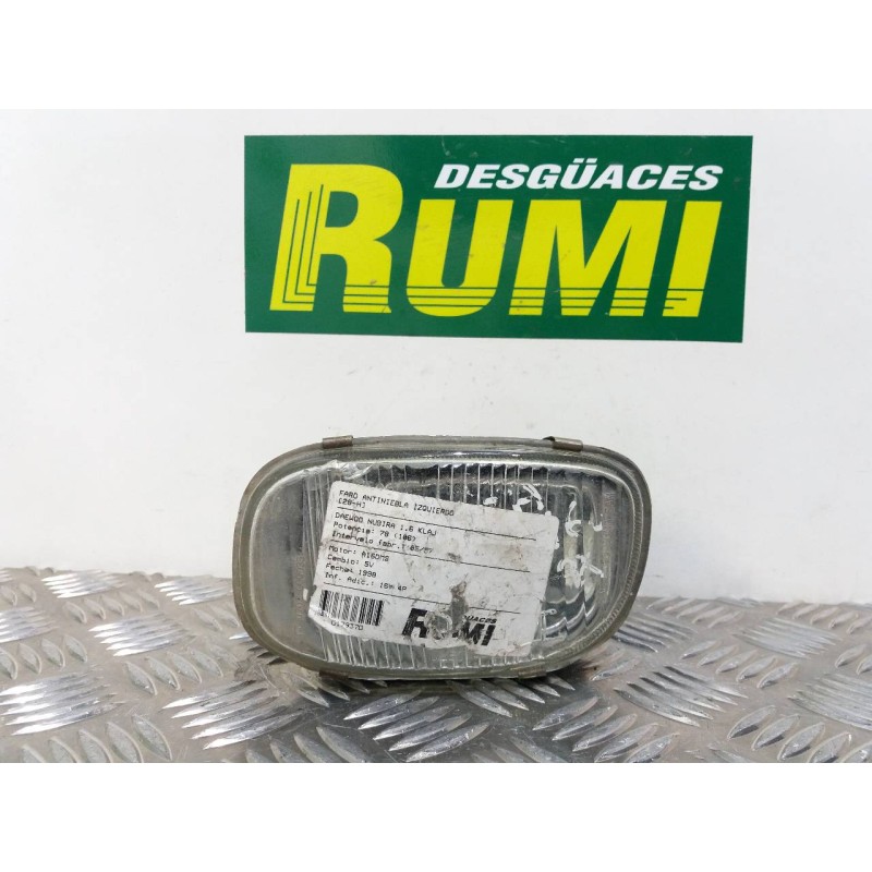 Recambio de faro antiniebla izquierdo para daewoo nubira berlina classic cdx referencia OEM IAM   