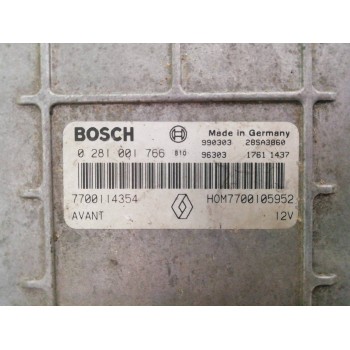 Recambio de centralita motor uce para renault laguna (b56) 1.9 dti rt referencia OEM IAM 7700105952 0281001766 7700114354