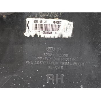 Recambio de guarnecido puerta delantera derecha para kia niro drive referencia OEM IAM 82321G5000  