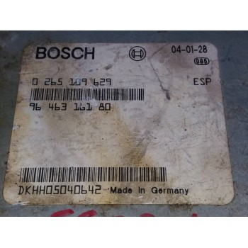 Recambio de centralita abs para peugeot 607 (s1) básico referencia OEM IAM 0265109629 9646316180 