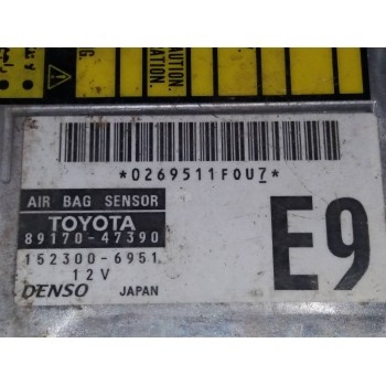 Recambio de centralita airbag para toyota prius (nhw20) executive referencia OEM IAM 1523006951 8917047390 