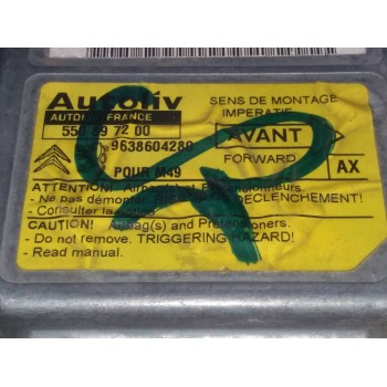 Recambio de centralita airbag para peugeot partner (s1) combispace referencia OEM IAM 9638604280 550897200 