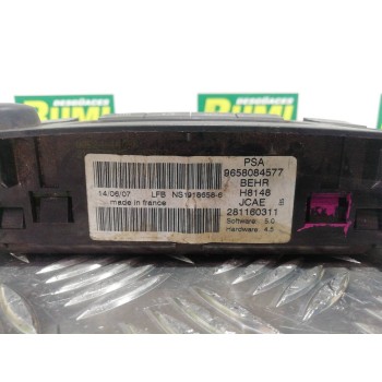 Recambio de mando climatizador para citroën c4 berlina collection referencia OEM IAM 9658084577 281160311 