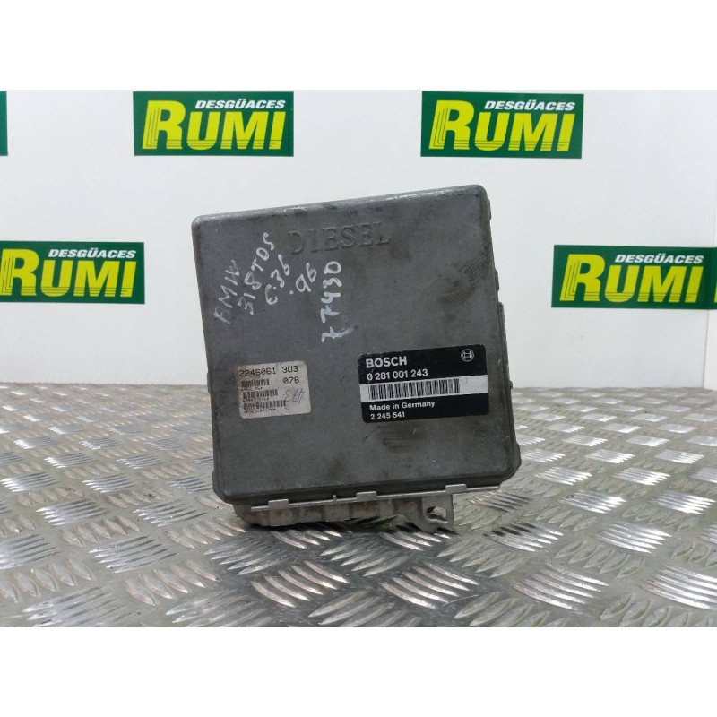 Recambio de centralita motor uce para bmw serie 3 berlina (e36) 318tds referencia OEM IAM 0281001243 2245541 