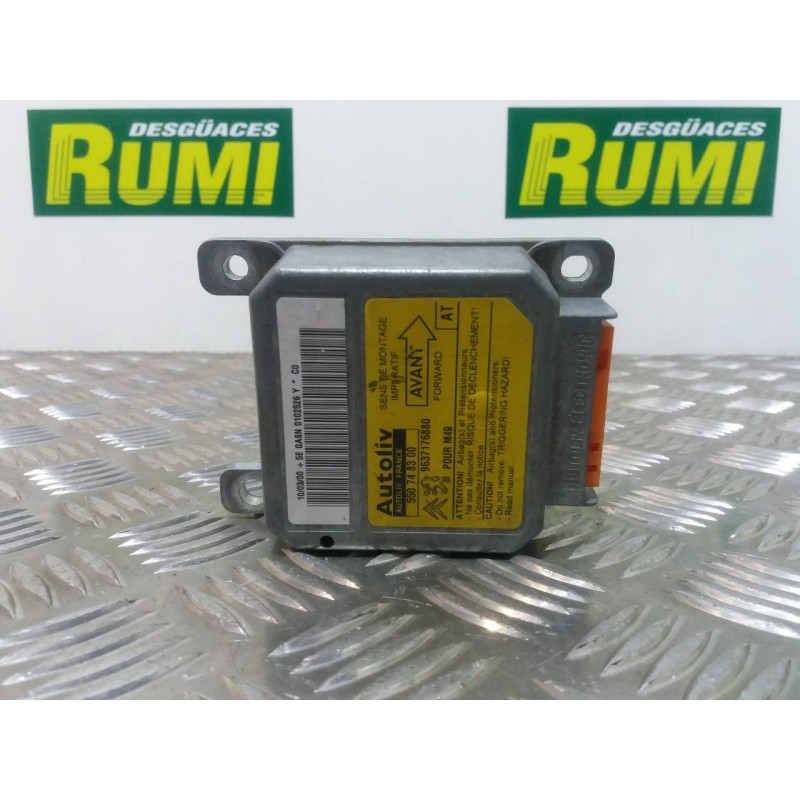 Recambio de centralita airbag para citroën berlingo 1.4 multivolumen referencia OEM IAM 9637176880 550748300 