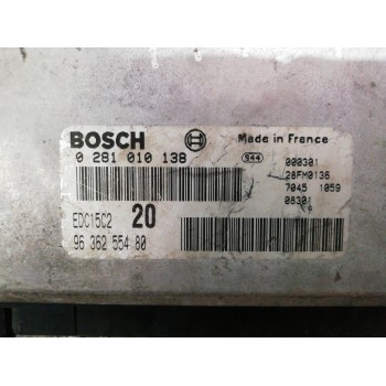 Recambio de centralita motor uce para citroën berlingo 2.0 600 hdi furg. referencia OEM IAM 9636255480 0281010138 