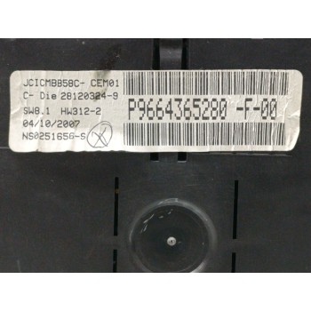 Recambio de pantalla multifuncion para citroën c4 grand picasso exclusive referencia OEM IAM 9664365280  