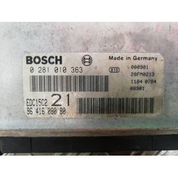 Recambio de centralita motor uce para peugeot 406 berlina (s1/s2) srdt referencia OEM IAM 9641608080 0281010363 