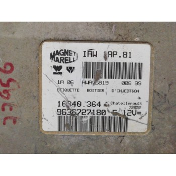 Recambio de centralita motor uce para citroën saxo 1.4 sx referencia OEM IAM 9636727180  