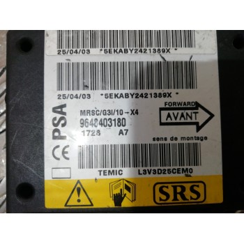 Recambio de centralita airbag para citroën c5 berlina 1.8 16v premier referencia OEM IAM 9648403180  