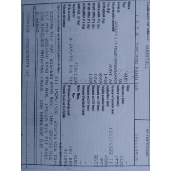 audi a4 avant (8e) del año 2008