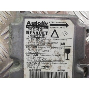 Recambio de centralita airbag para renault laguna (b56) 1.9 dti rt referencia OEM IAM 7700429613C 550629600 