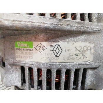 Recambio de alternador para renault laguna (b56) 1.9 dti carminat (a) referencia OEM IAM 7700106501 A13VI207 