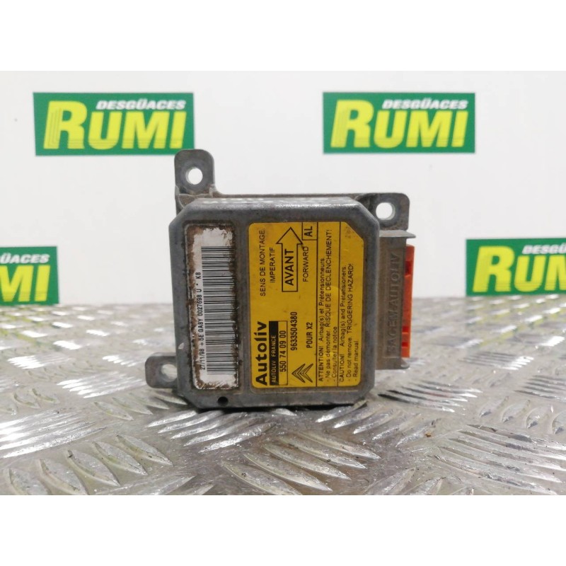Recambio de centralita airbag para citroën xantia berlina 1.6 sx referencia OEM IAM 9633504380 550740900 