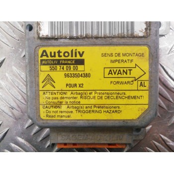 Recambio de centralita airbag para citroën xantia berlina 1.6 sx referencia OEM IAM 9633504380 550740900 