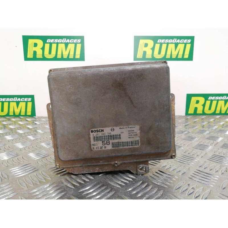 Recambio de centralita motor uce para citroën saxo 1.1 sx referencia OEM IAM 9631528780 0261204788 