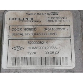 Recambio de centralita motor uce para nissan almera (n16/e) line up referencia OEM IAM 80985D 80445038EWG 