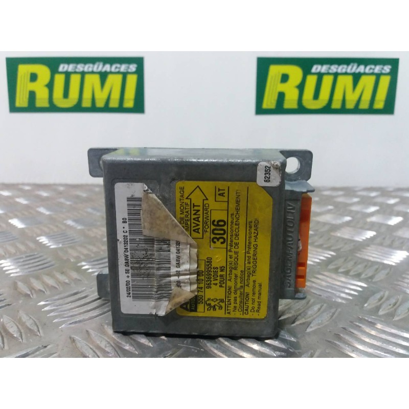 Recambio de centralita airbag para peugeot 306 berlina 3/4/5 puertas (s2) xs referencia OEM IAM 9636995580 550741000 