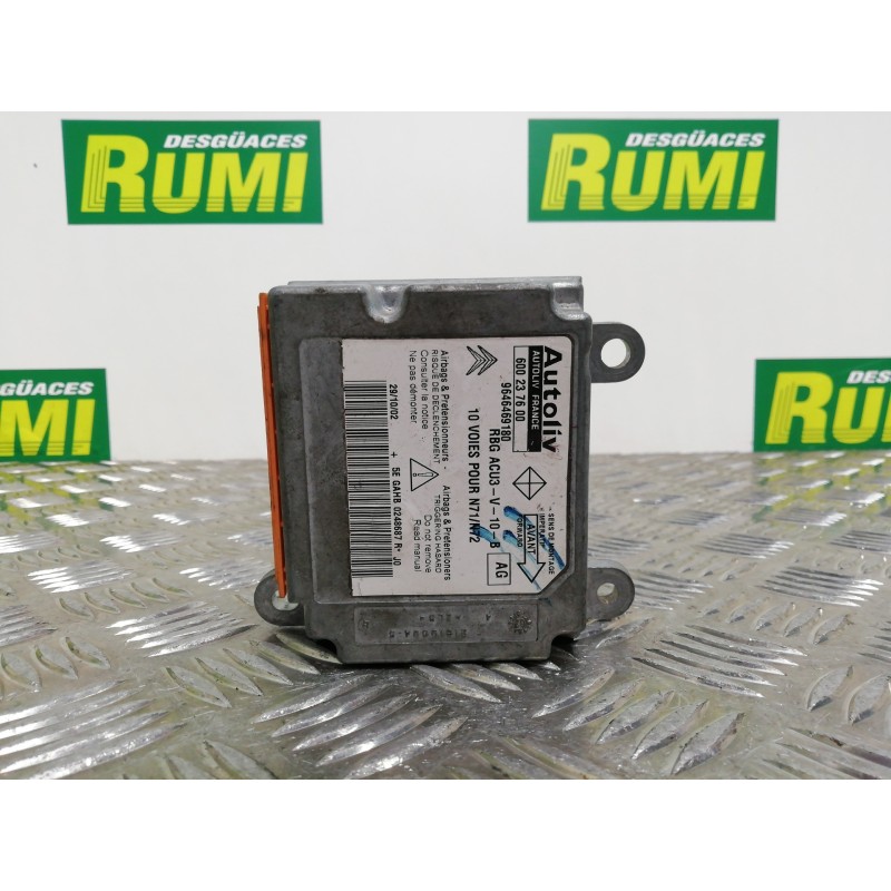 Recambio de centralita airbag para citroën xsara berlina 2.0 hdi 66kw premier referencia OEM IAM 9646469180 600237600 