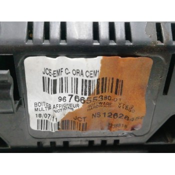 Recambio de pantalla multifuncion para peugeot 207 confort referencia OEM IAM 967665538001 9676655380 NS12628456