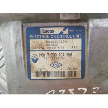 Recambio de centralita motor uce para renault kangoo (f/kc0) alize referencia OEM IAM 7700104956 7700111206 