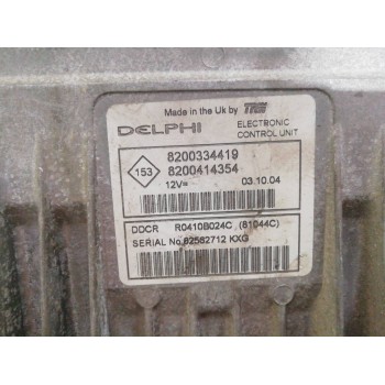 Recambio de centralita motor uce para renault megane ii berlina 5p authentique referencia OEM IAM 8200334419 8200414354 