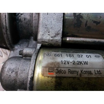 Recambio de motor arranque para ssangyong rodius xdi referencia OEM IAM 6611513701  