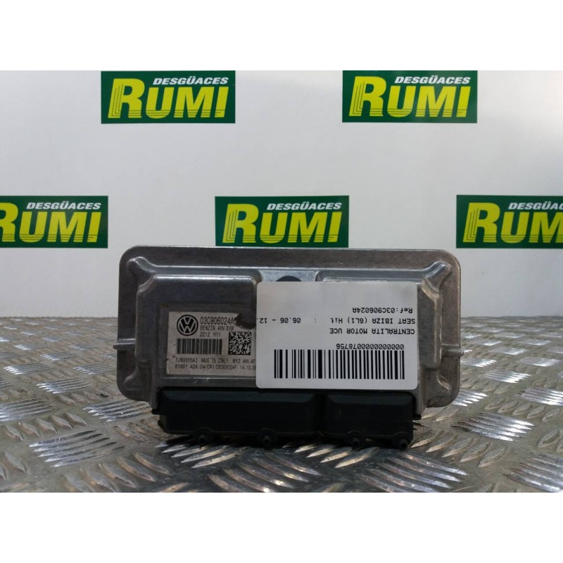 Recambio de centralita motor uce para seat ibiza (6l1) hit referencia OEM IAM 03C906024A 03C906024AS 