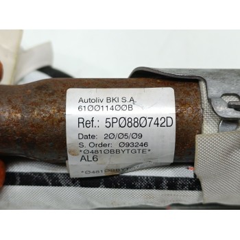Recambio de airbag cortina delantero derecho para seat altea (5p1) stylance / style referencia OEM IAM 5P0880742D  