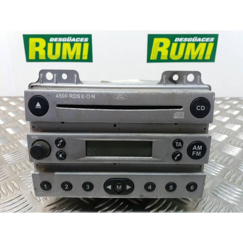 Recambio de sistema audio / radio cd para ford fiesta (cbk) ambiente referencia OEM IAM 4S6118C815AB 10R020451 