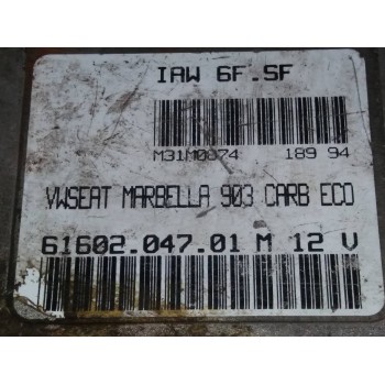 Recambio de centralita motor uce para seat marbella ce referencia OEM IAM IAW6FSF 6160204701M 