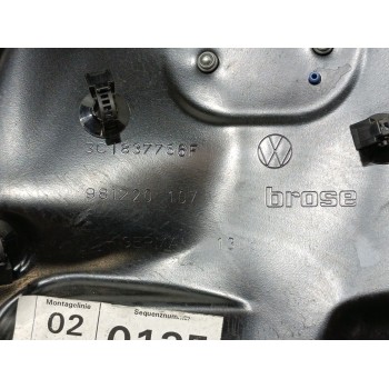 Recambio de elevalunas delantero derecho para volkswagen passat berlina (3c2) advance referencia OEM IAM 3C1837756F  