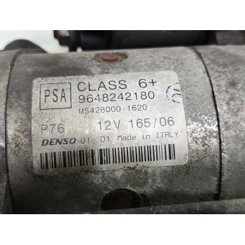 Recambio de motor arranque para citroën c5 berlina exclusive referencia OEM IAM 9648242180  