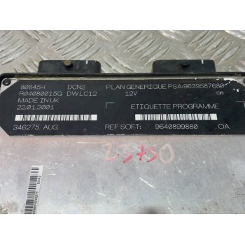 Recambio de centralita motor uce para peugeot 206 berlina x-line refri referencia OEM IAM 9640899880 R04080015G 9639587680