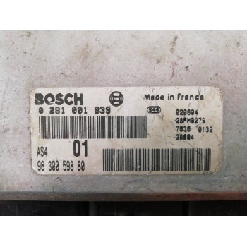 Recambio de centralita motor uce para citroën saxo 1.5 d furio referencia OEM IAM 9630059880 0281001839 