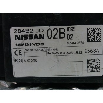 Recambio de modulo electronico para nissan qashqai (j10) acenta referencia OEM IAM 284B2JD02B 5WK49374 5WK48812 , 2563A