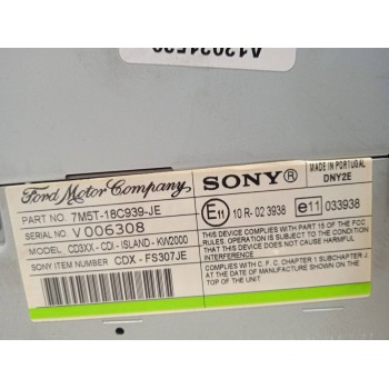 Recambio de sistema audio / radio cd para ford focus berlina (cap) ambiente (d) referencia OEM IAM 7M5T18C939JE  