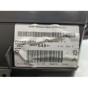 Recambio de calefaccion entera normal para citroën c-elysée shine referencia OEM IAM 9800264880  